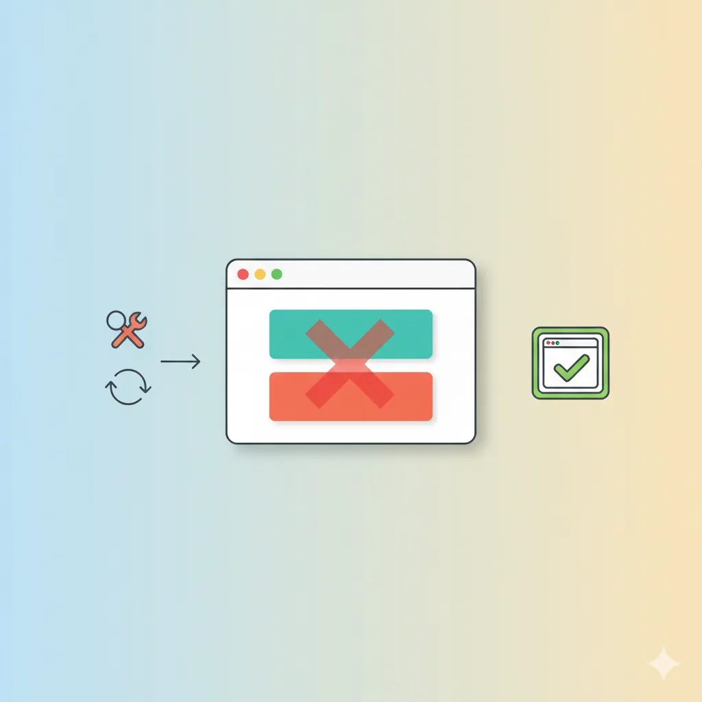 タブが切り替わらない時の解決策