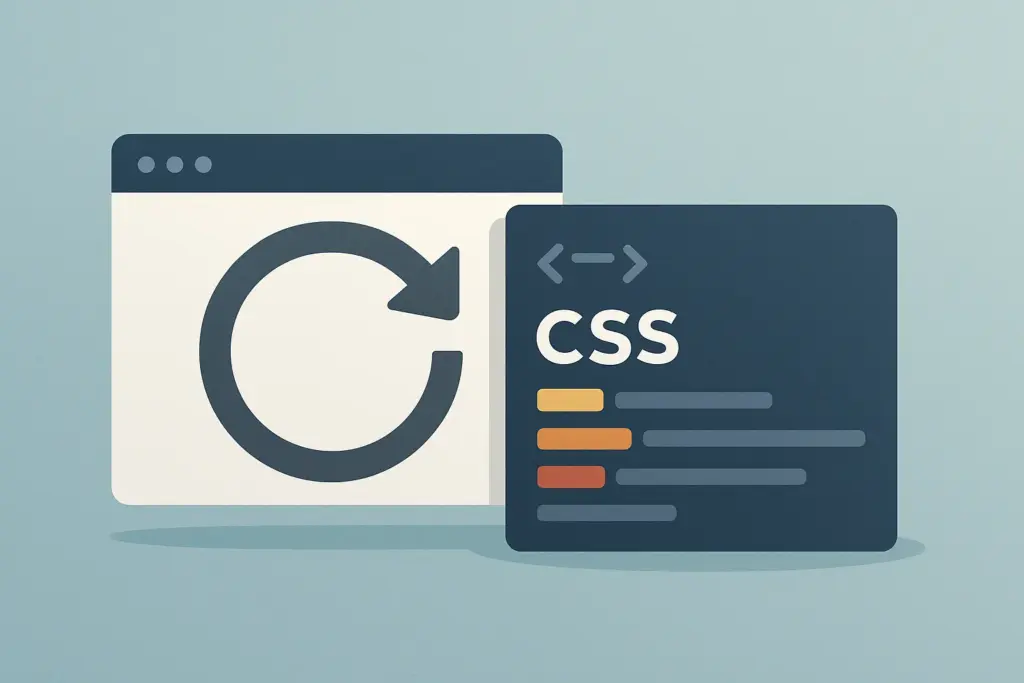 キャッシュが残っていてCSSが切り替わらない