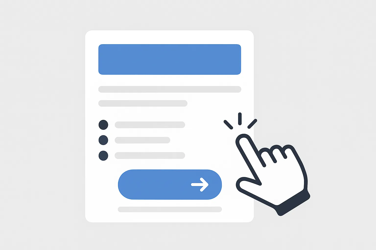 デザインの作り方:クリックされる要素の組み方