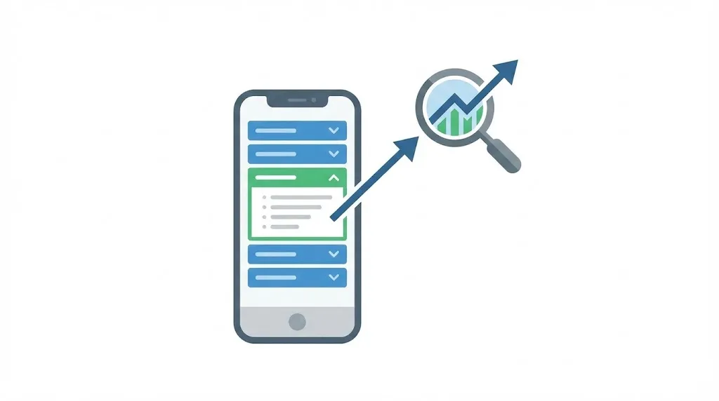 モバイルSEOとアコーディオンの関係