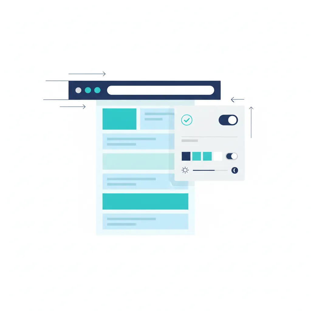 追従ヘッダーの挙動と見た目の設定