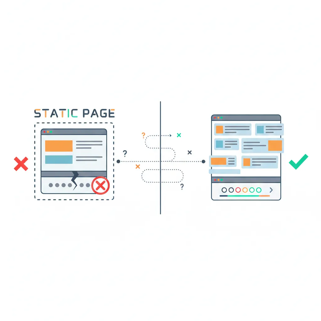 固定ページでページ送り機能が動かない理由