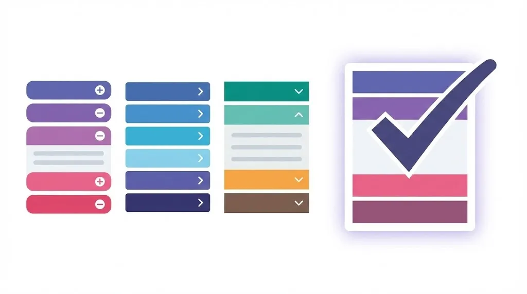 FAQブロックのデザインパターン設定